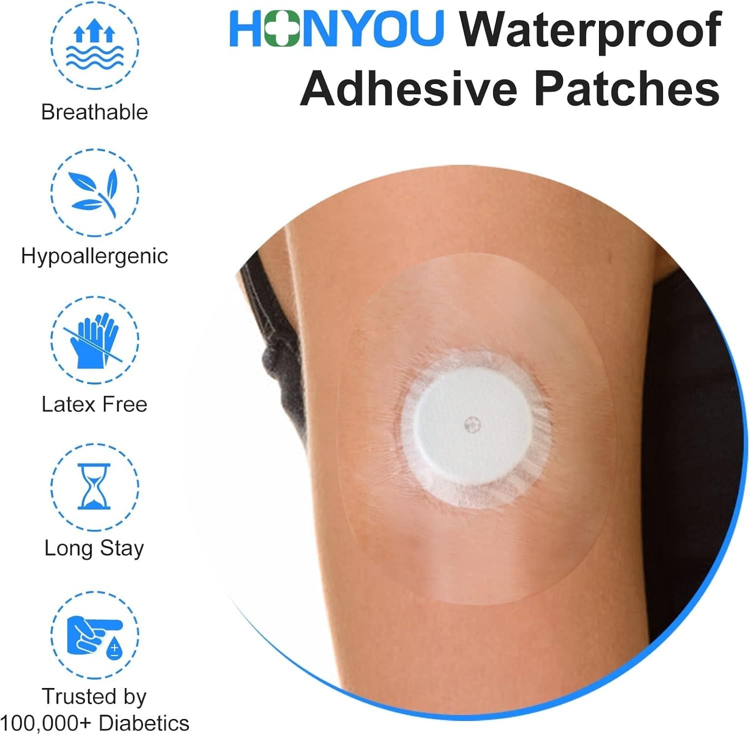 60Pack Libre Sensor Covers Latex-Free Medical Adhesive Patches for Libre 2/3 …