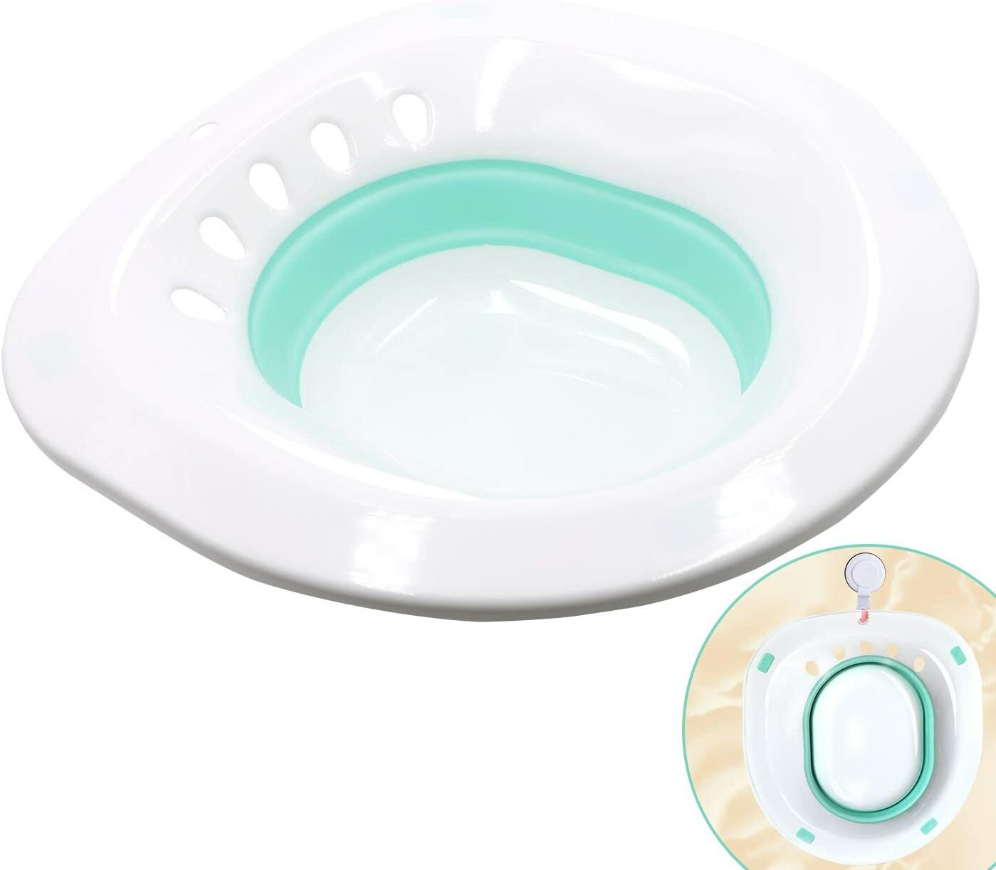 Bath Tub Bidet Toilet Seat Folding Sitz Basin Pregnant Postpartum HemorrhoidCare
