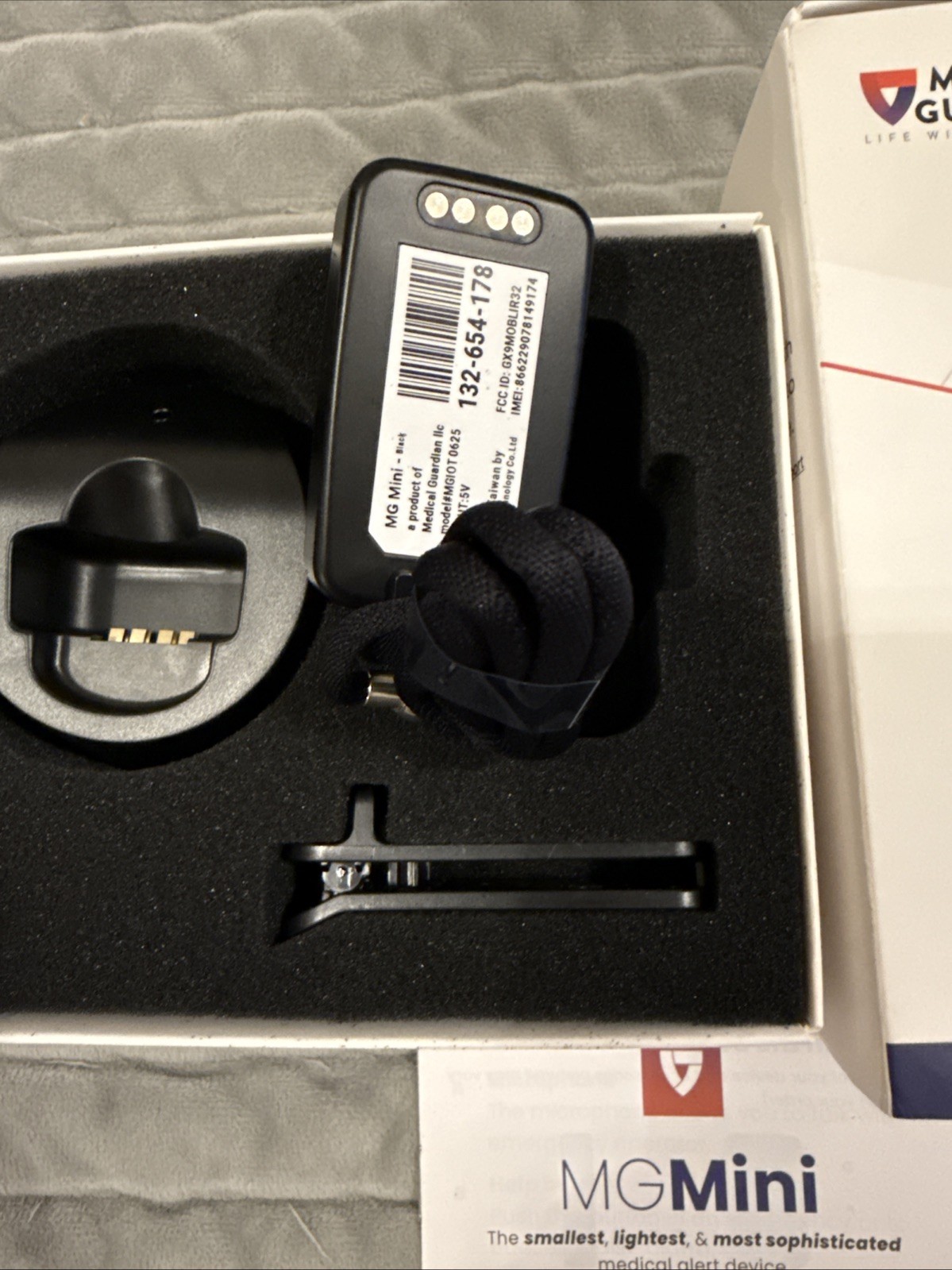 Medical Guardian MG Mini Medical Alert Device – New Version with Accessories!