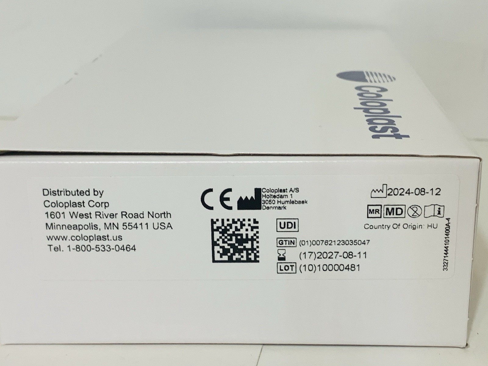 Coloplast 14441 Assura Ostomy Closed Pouch 1-Pc Light Convex 1BX/10EA 2027/08