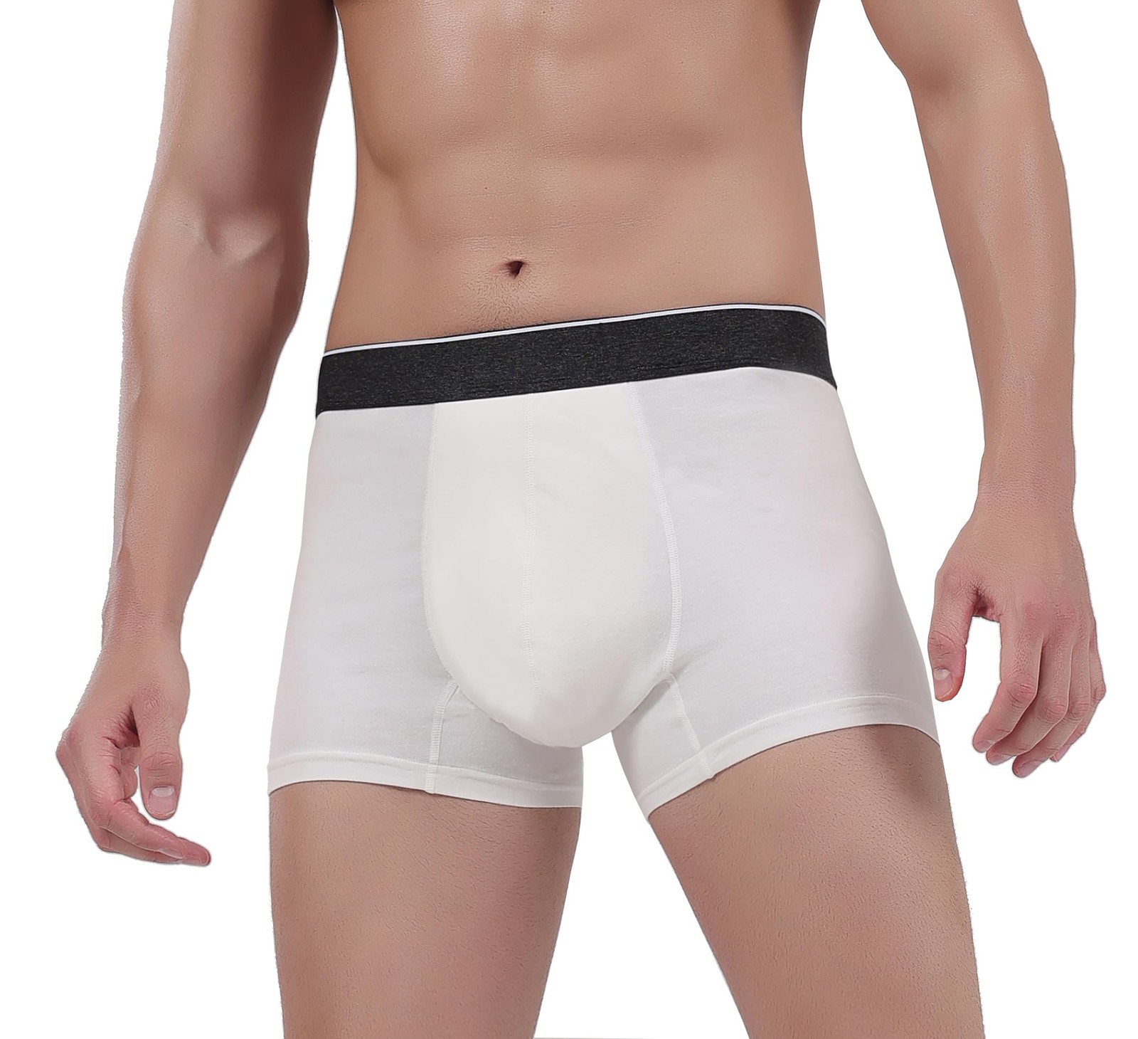 AIRCUTE Washable Urinary Incontinence Underwear for Men, Instant Absorbency, Bla