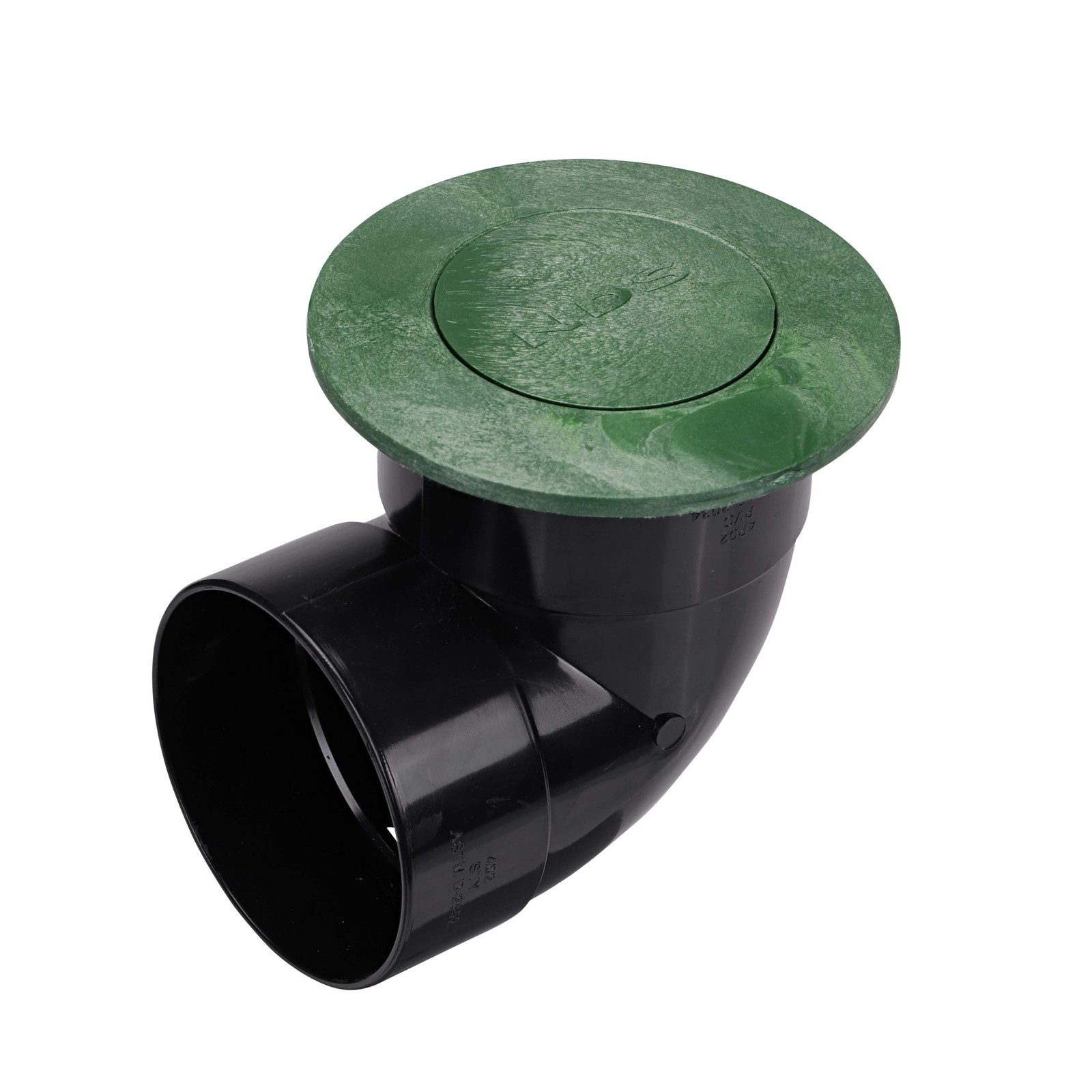 NDS 422G Pop-Up Drainage Emitter with Elbow fits 4-Inch Sewer and 4 Inch