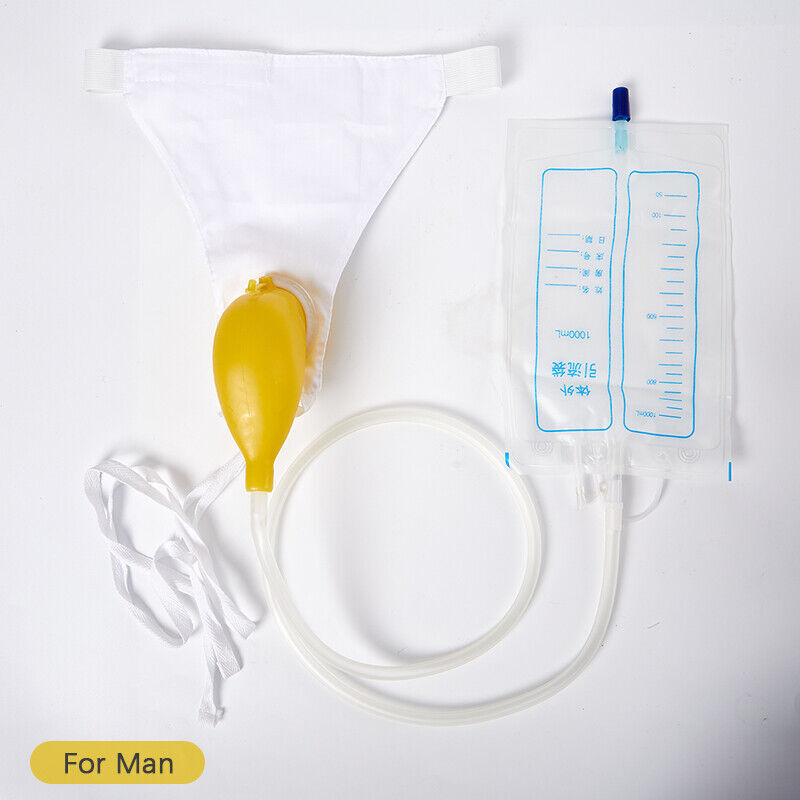 Portable Urine Leg Collector Catheter Male/ Female Wearable Urinal KIT 1000ml