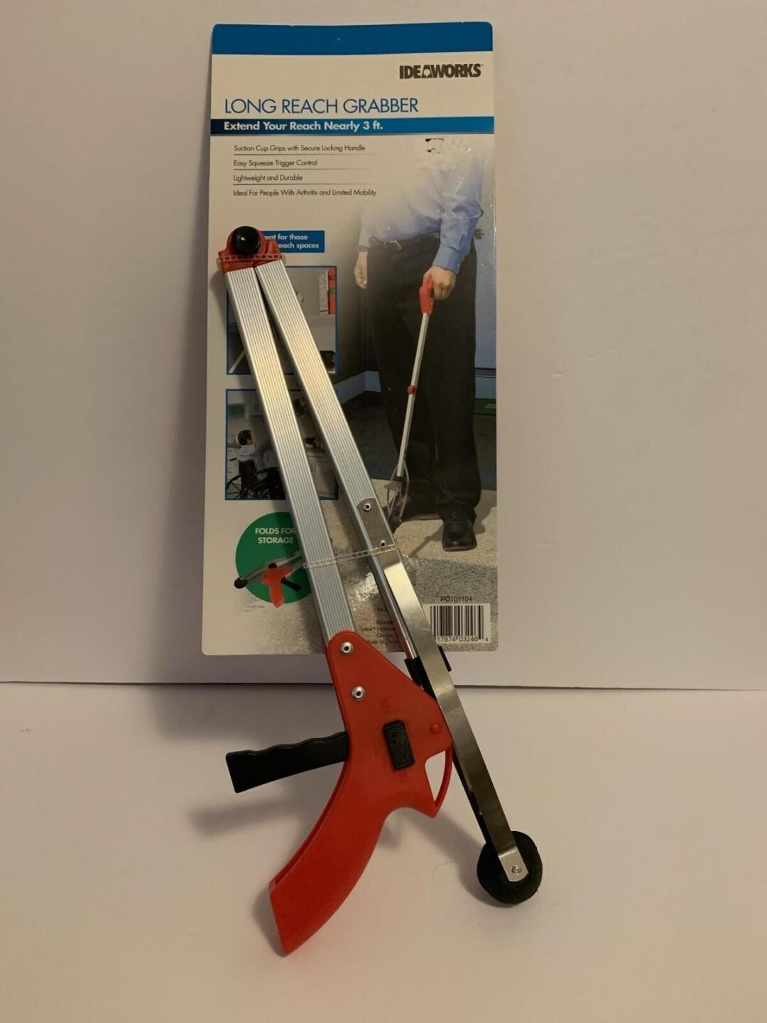 Long Reach Grabber , Extend Your Reach Nearly 3 Ft, Lightweight & Durable ,ideal