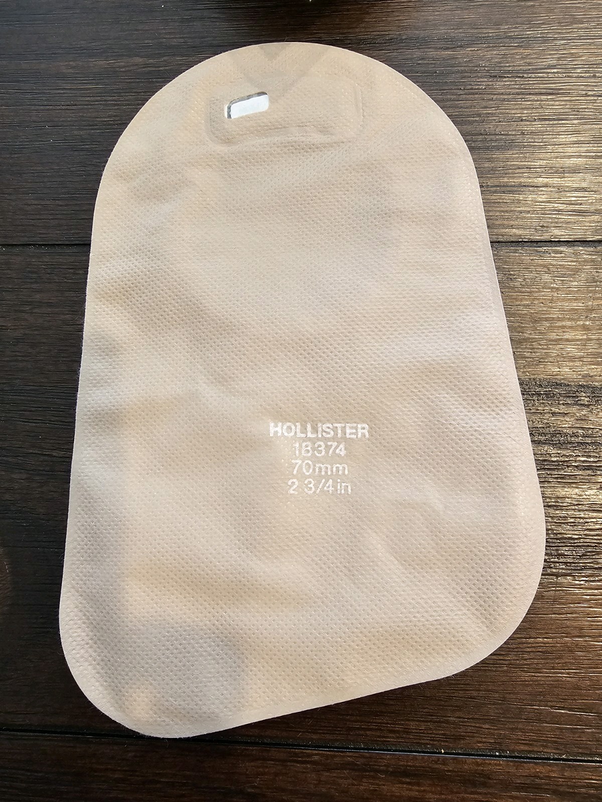Hollister 18374- 10 Individual-New Image Closed-End Pouch 2-3/4, Beige- NO BOX