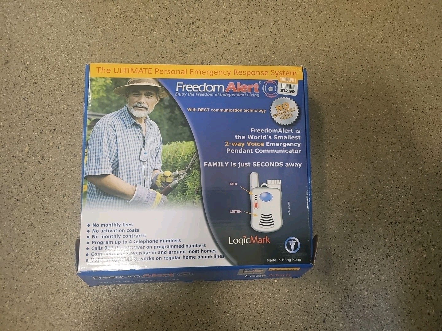 Freedom Alert Personal Emergency Communicator Model 35511 Used Tested Plug-In