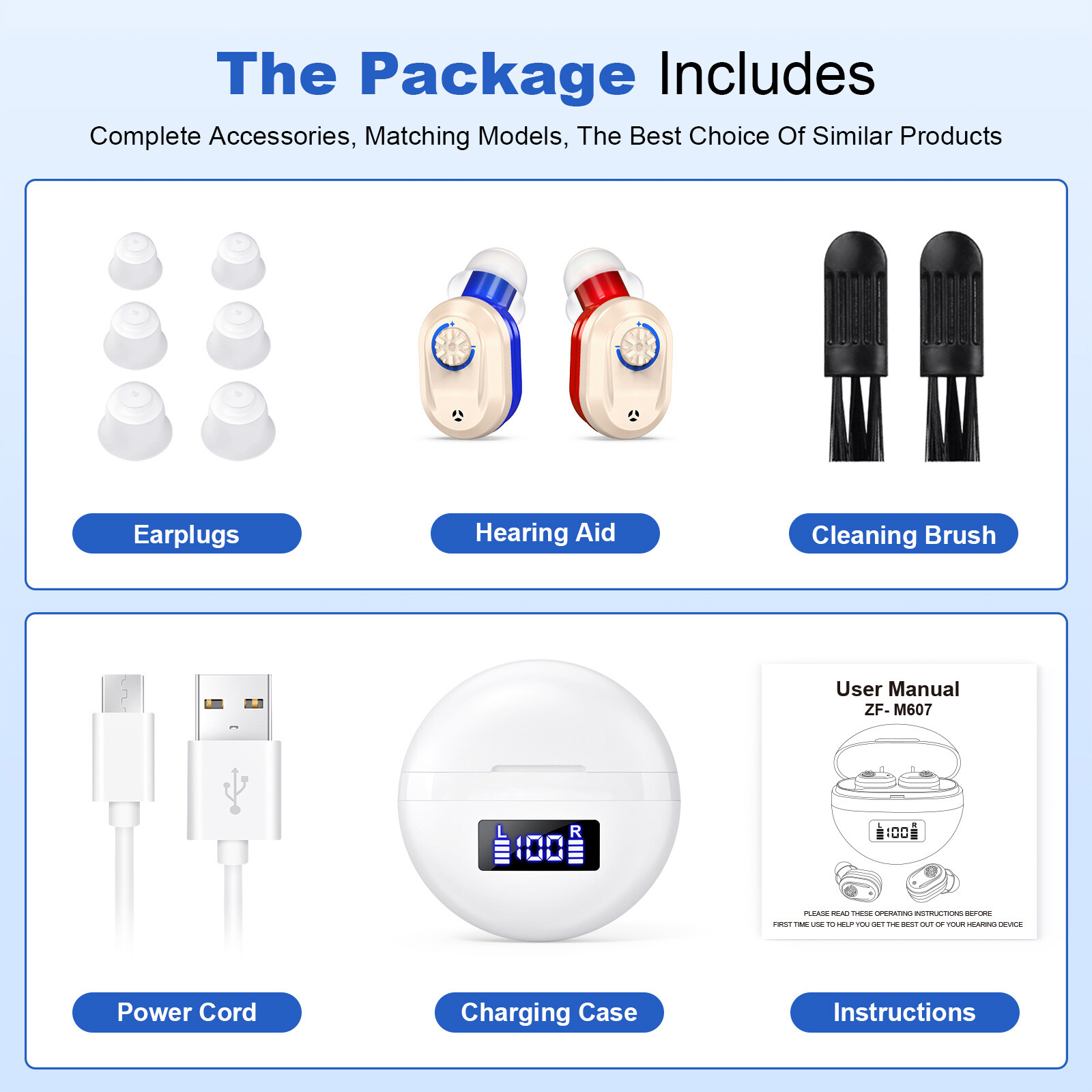 Invisible In Ear Hearing Aids For Seniors Digital Rechargeable Sound Amplifiers