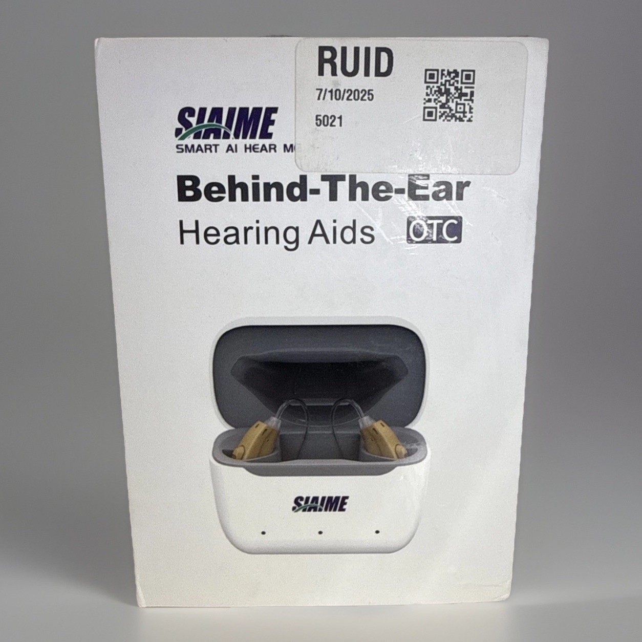SIAIME FH312 Behind-the-Ear OTC Smart Hearing Amplifiers w/ Noise Cancellation