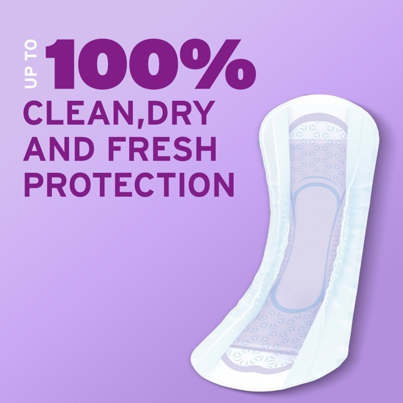 Poise Ultra Thin Incontinence Pads, 5 Drop Maximum Absorbency, Long Length