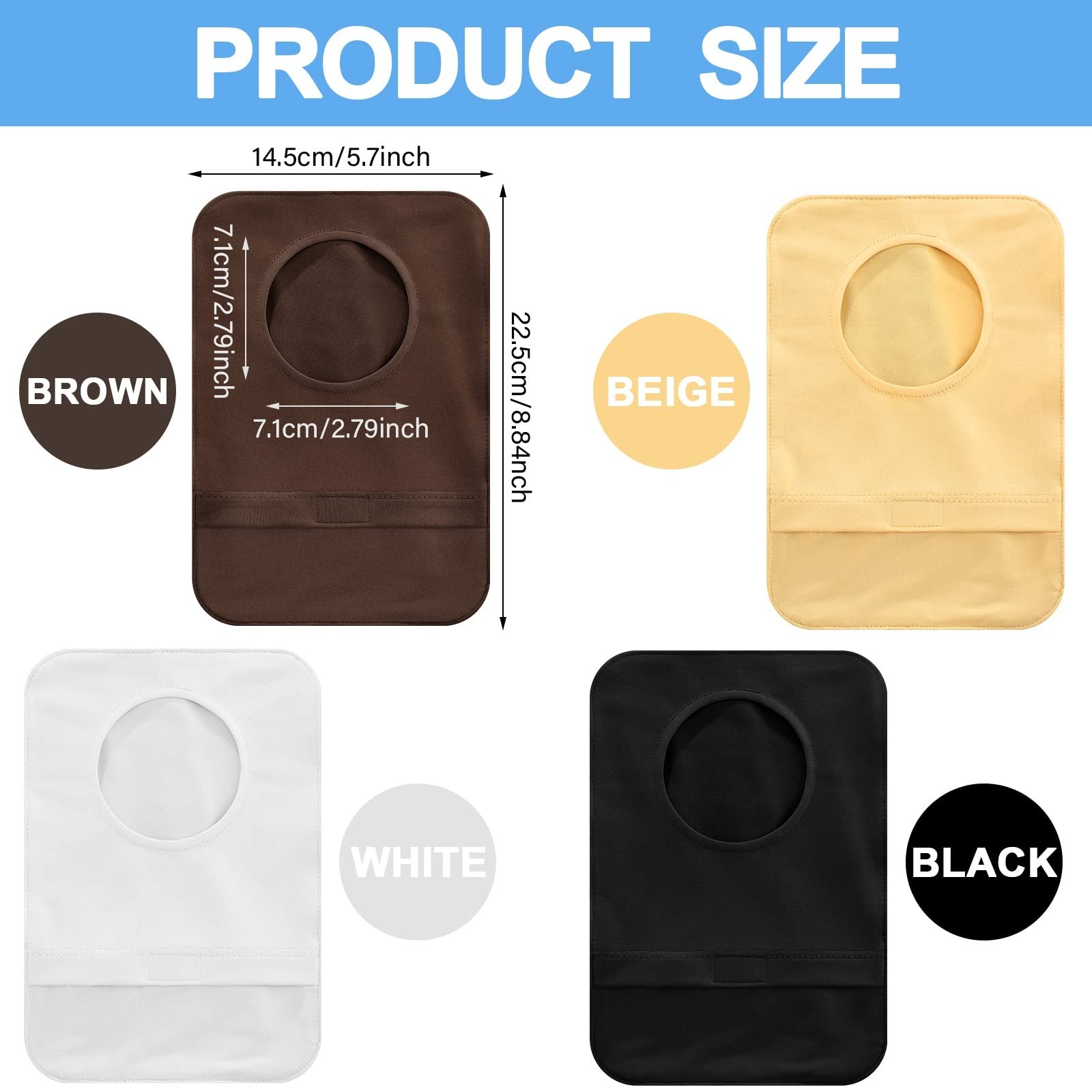 8 Pcs Washable Stretchy Bag Covers – Reusable Lightweight Pouch Protectors for M