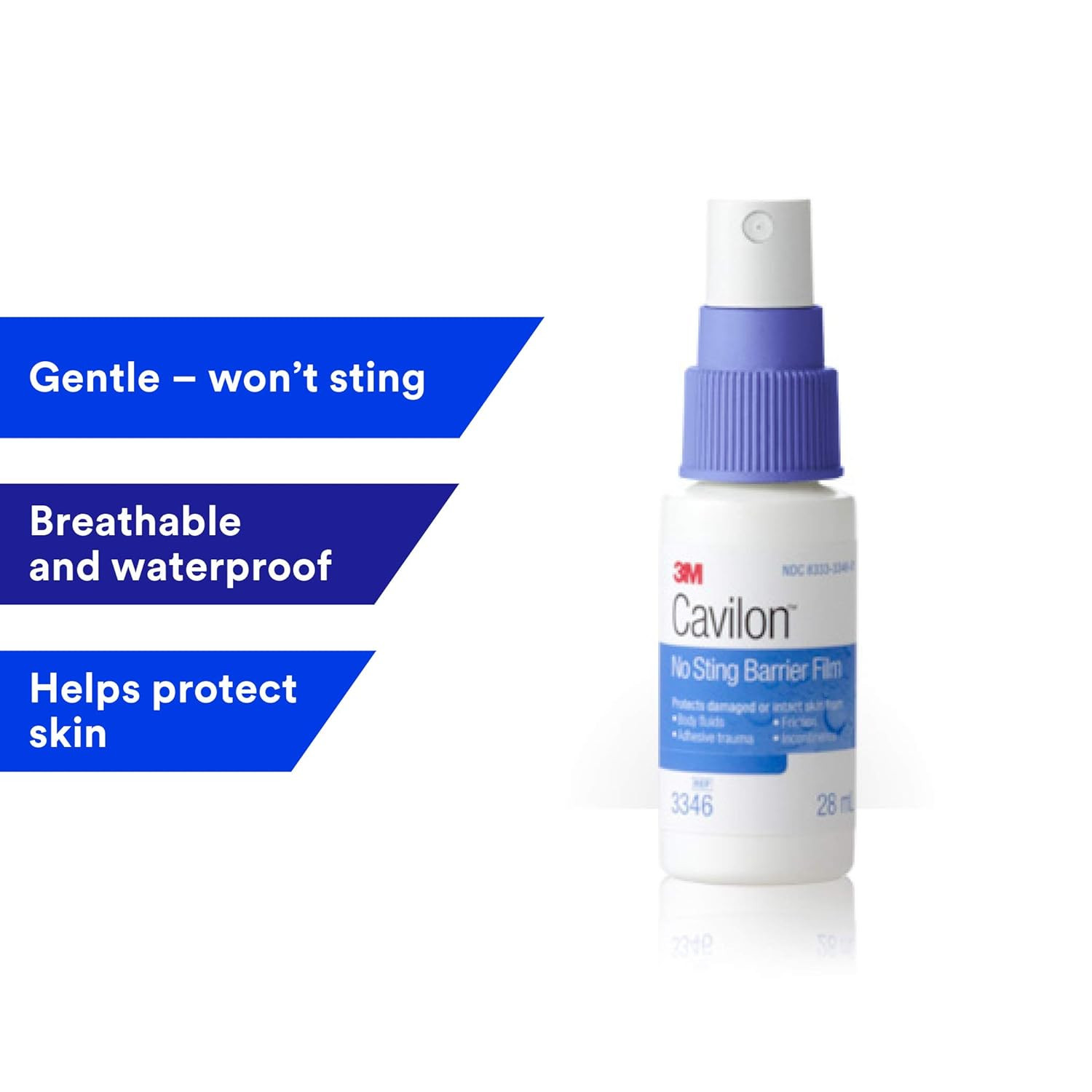 ™ ™ No Sting Barrier Film, 3346, 28 Ml Spray Bottle, 12 Bottles/Case