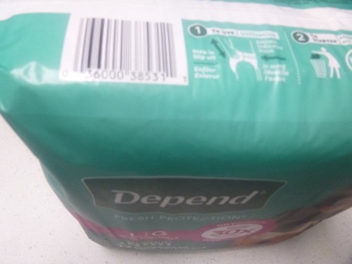 Depend FIT-FLEX Incontinence Underwear for Women Large Maximum Absorbency 17 Ct.