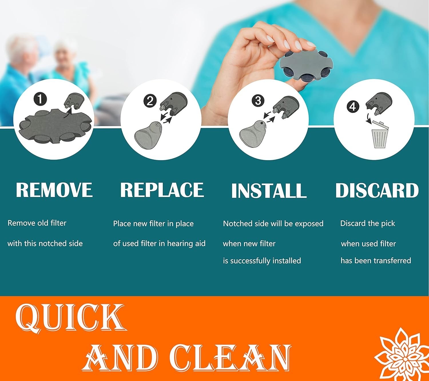High-Quality ProWax MiniFit Wax Guard Filters for Oticon Hearing Aids – 3 Packs