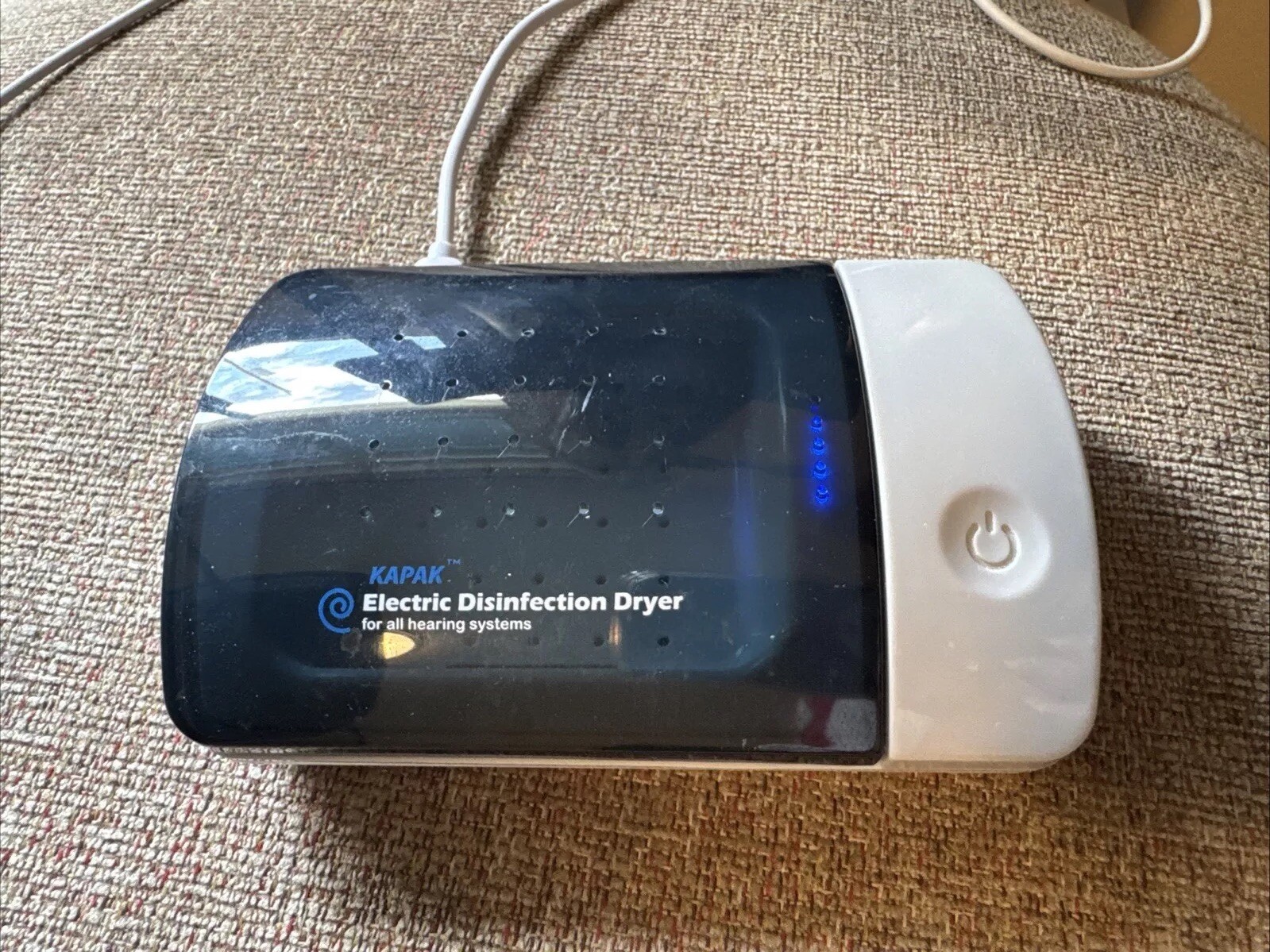 Kapak Electronic Ultra Violet C Clean Hearing Aid Dryer and Dehumidifier, Used