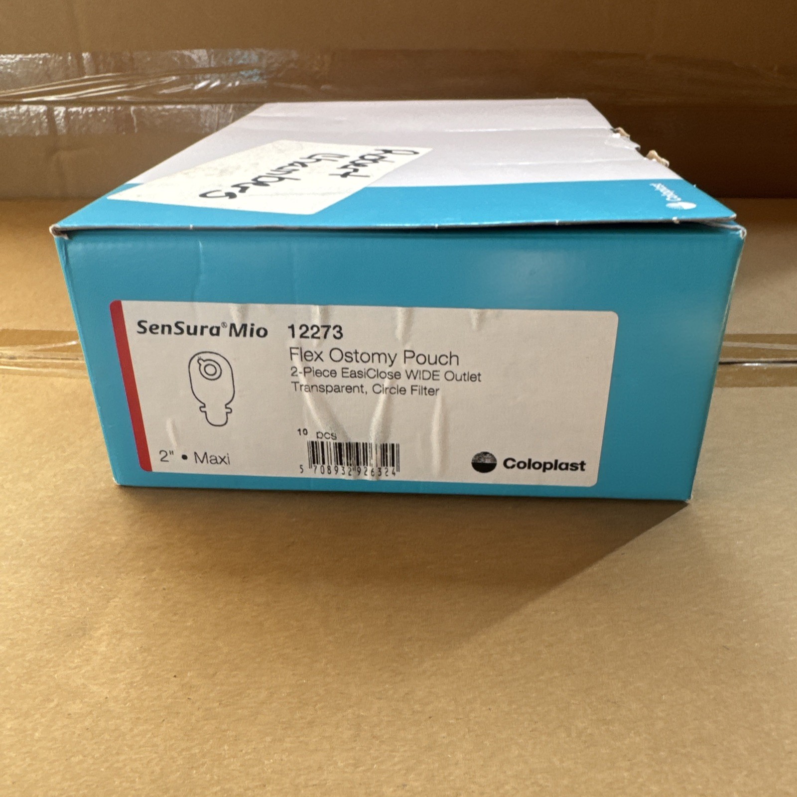 SenSura Mio 12273 Flex Ostomy Pouch Expired 2022. Open Box
