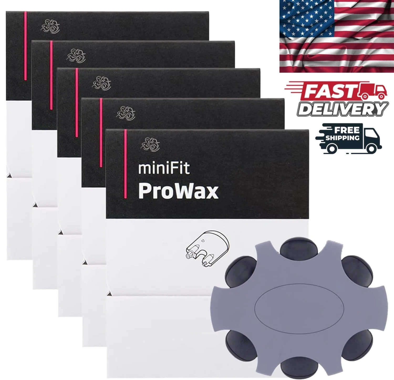 Oticon ProWax MiniFit Wax Guards – 5 Packs (30 Pcs) Replacement Filters USA