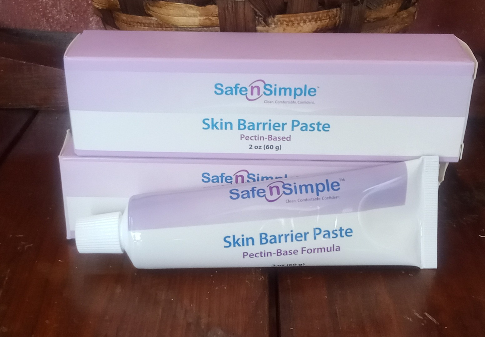 2 New Boxes Safe n’ Simple Skin Barrier Paste 2oz Exp 2027