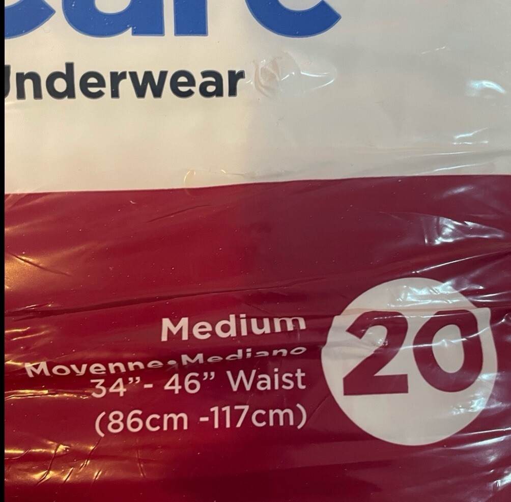 McKesson Ultra Underwear Incontinence Pant – Medium Size (Pack of 20)