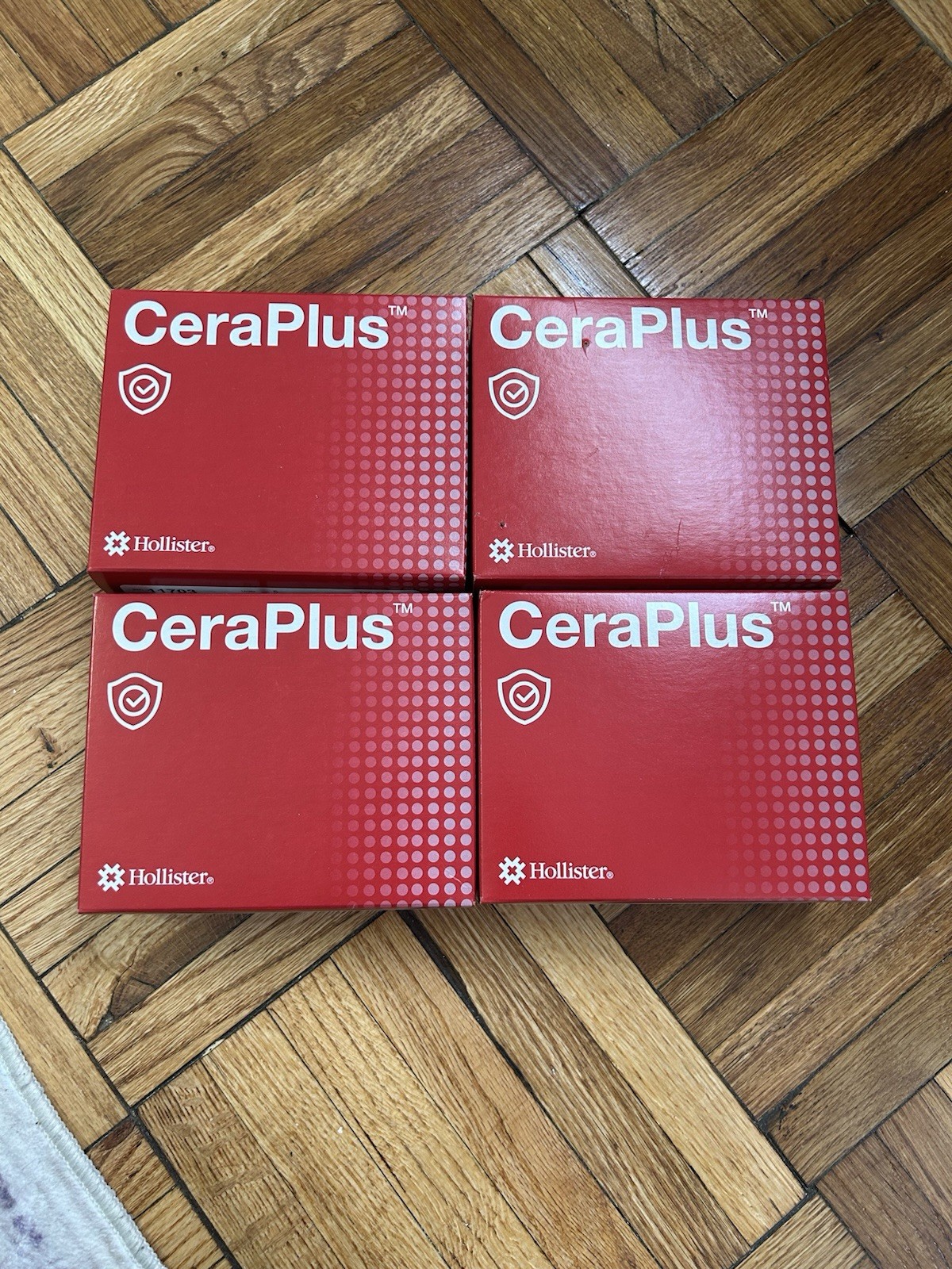 4 Boxes – Hollister 11703 New Image CeraPlus Ostomy Skin Barriers, 2 Piece 2.25″