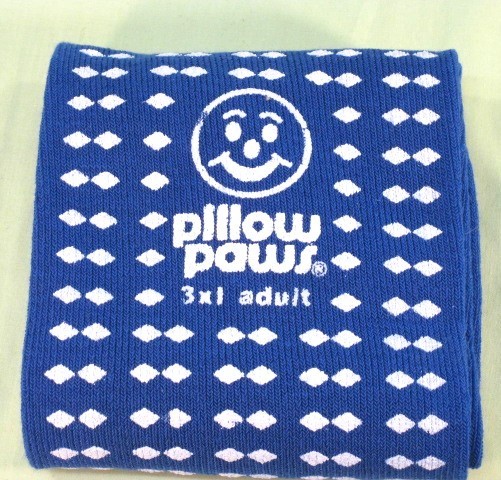 PILLOW PAWS Bariatric Slipper Socks Royal Blue Adult 3XL NEW OPEN PKG
