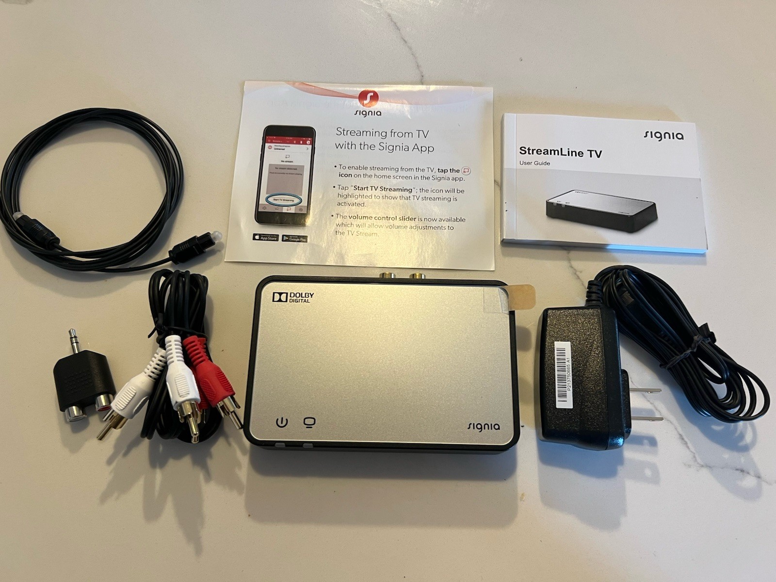 Signia StreamLine TV TV03 Stream TV Audio streamer for Signia Hearing Aids DOLBY