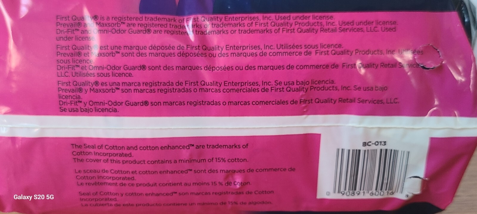 New Prevail Daily Incontinence Bladder Control Pad Long Moderate Abs #4 16 Ct