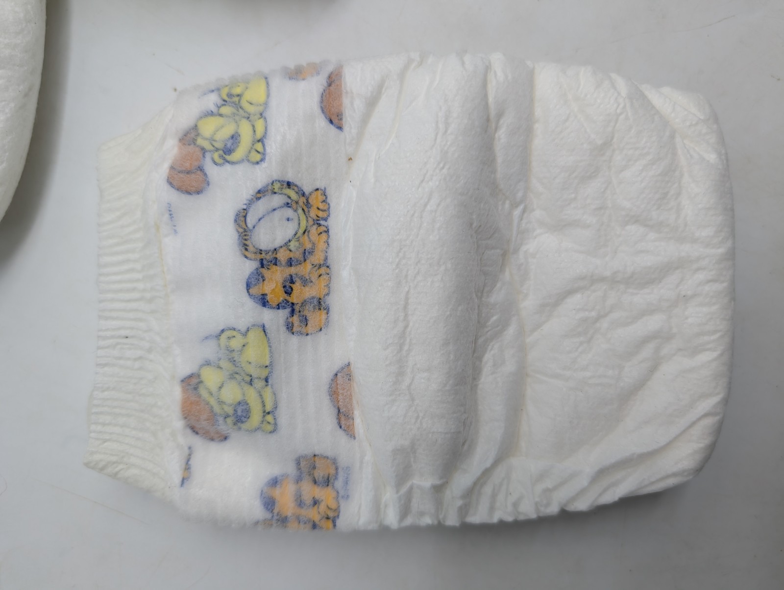 Lot Of 6 Rare Vintage 1990’s Garfield Disposable Baby Diapers Newborn
