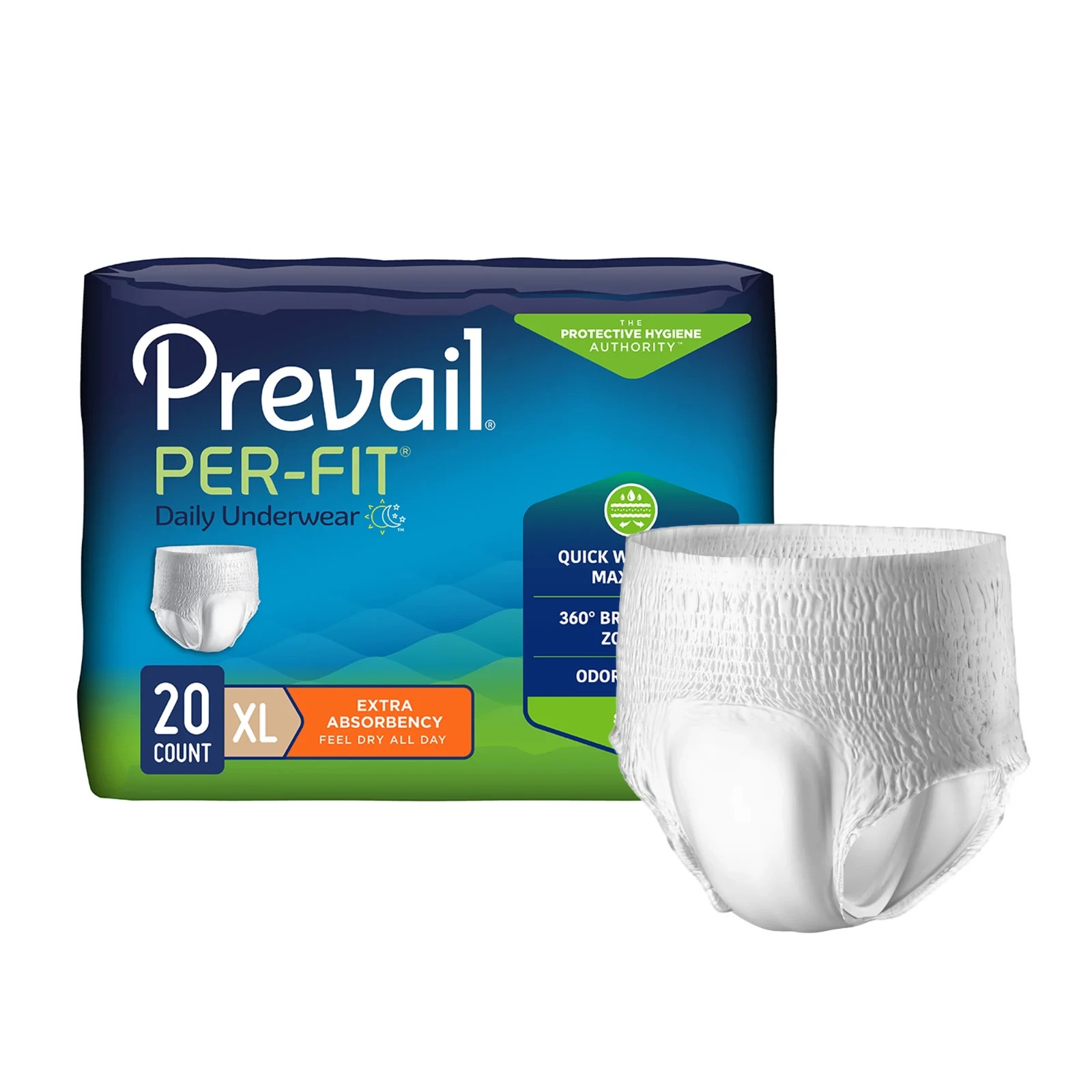 Prevail Per-Fit XL PF-514 – 3 CASES OF 80 DIAPERS-240 TOTAL- FREE SHIPPING