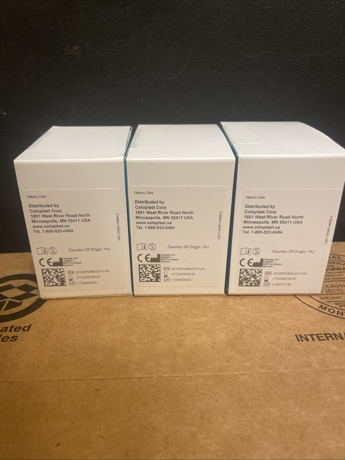 Lot Of 3 Coloplast 12039 Brava Protective Seal