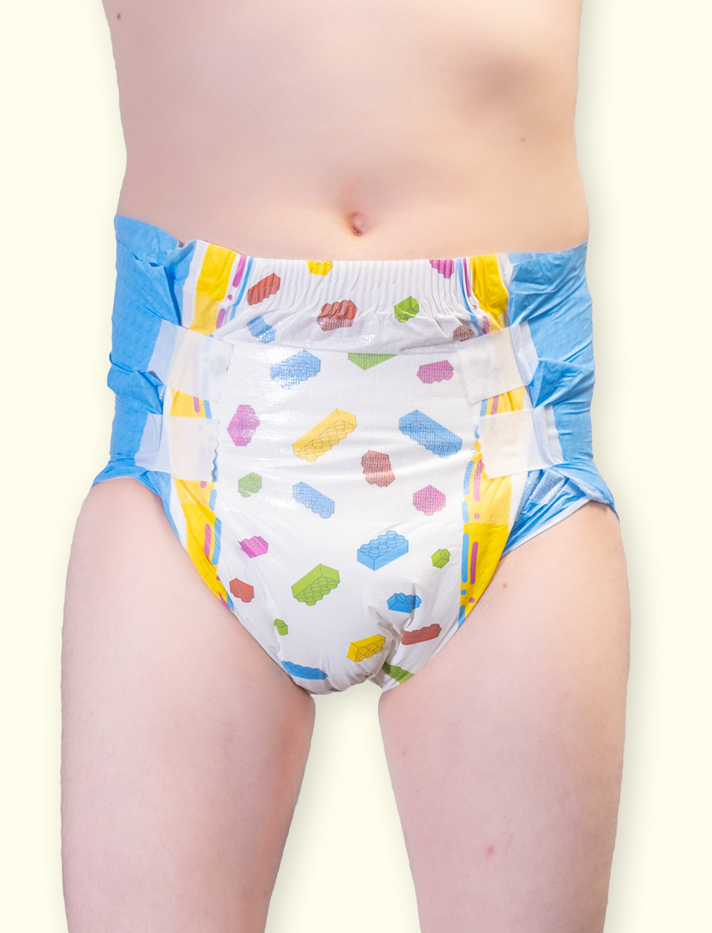 Kiddo Let’s Build Adult Diaper ABDL High absorbency Brand new Medium / Large