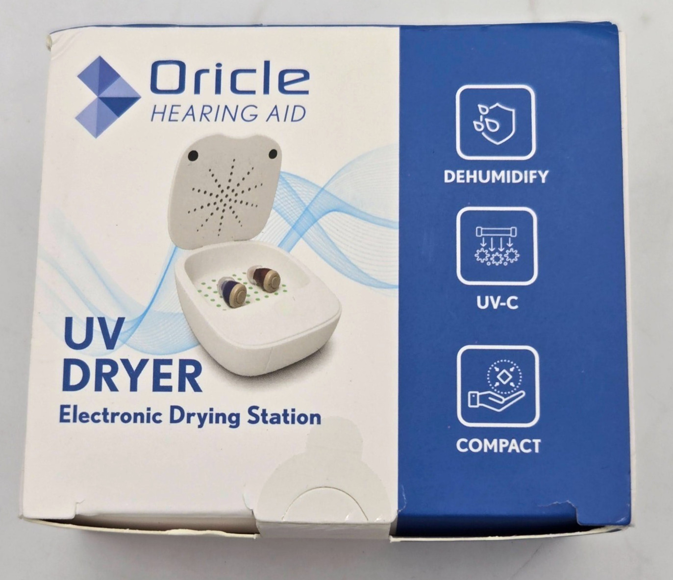 Oricle Hearing Aid UV Dryer Electronic Drying Station – New