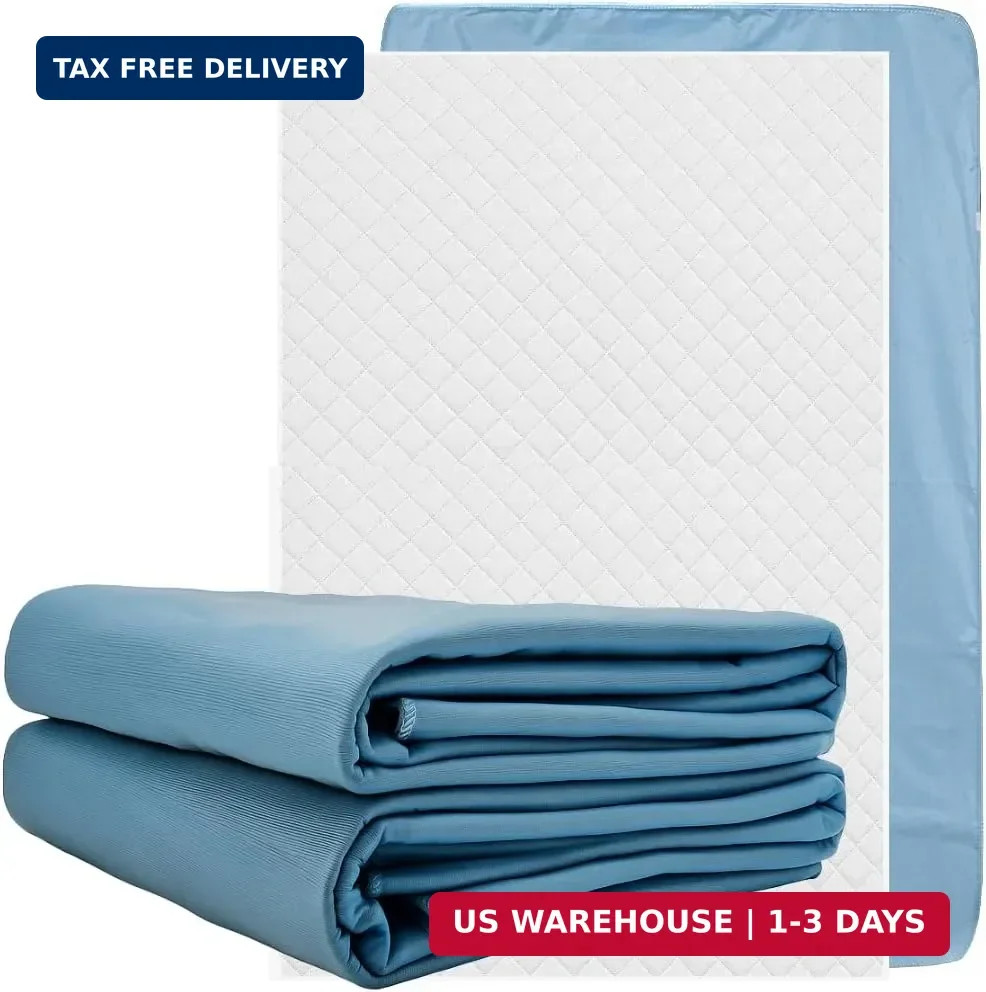 Vakly XXL Reusable Underpads 36 x 72 in (2 Pack) – Washable Waterproof Incontine