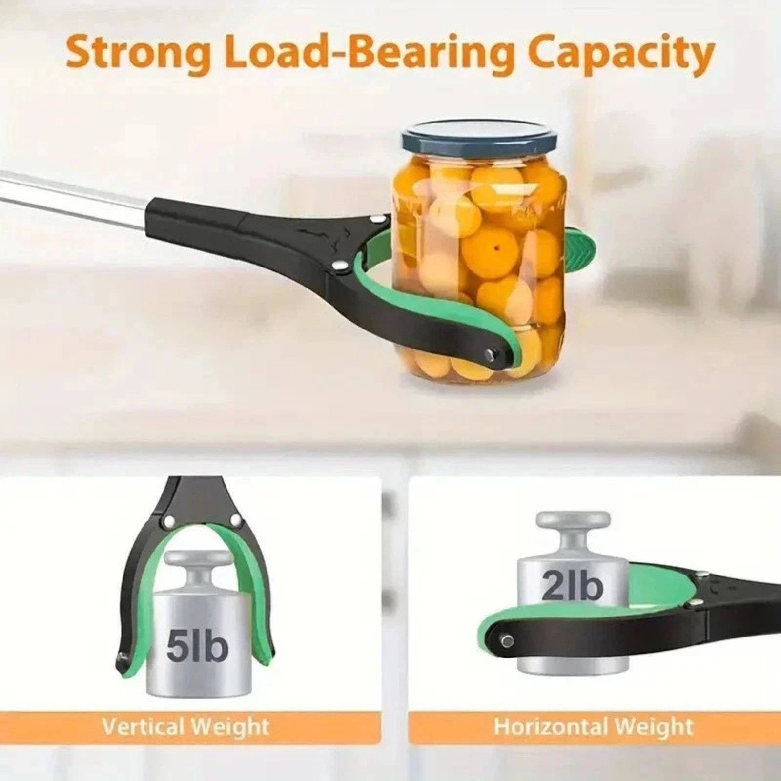 Heavy Grabber Tool Industrial Pick Up Stick Hand Grip Reach Trash Reacher