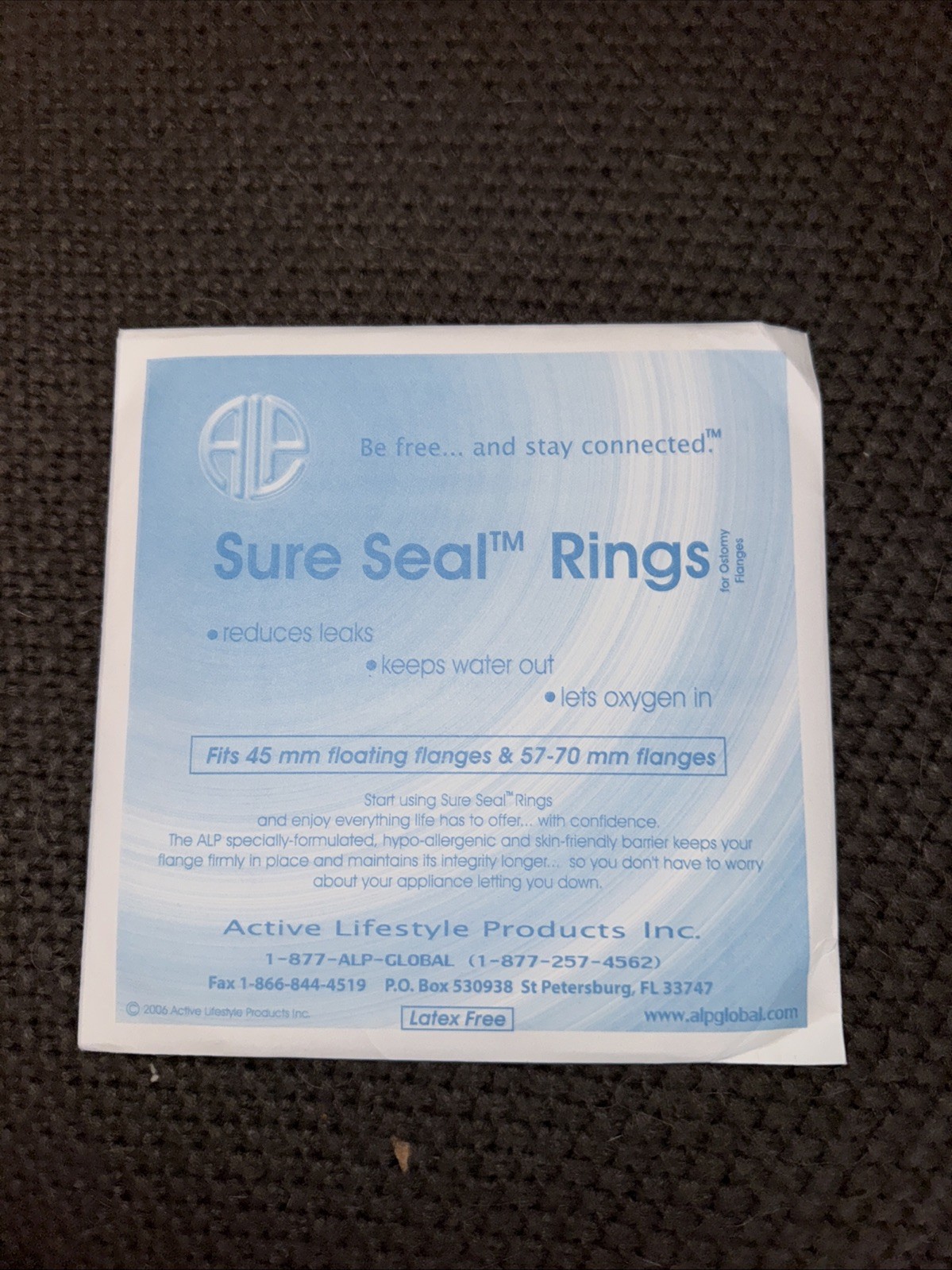 Sure Seal RS-02-10 2-1/4″ to 2-3/4″ Square Flange Barrier Ring Med. 5 packs