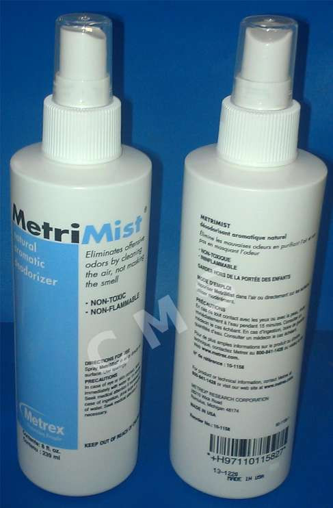 Metrex MetriMist Natural Aromatic Air Deodorizer Spray 8 Oz Hospital Freshener