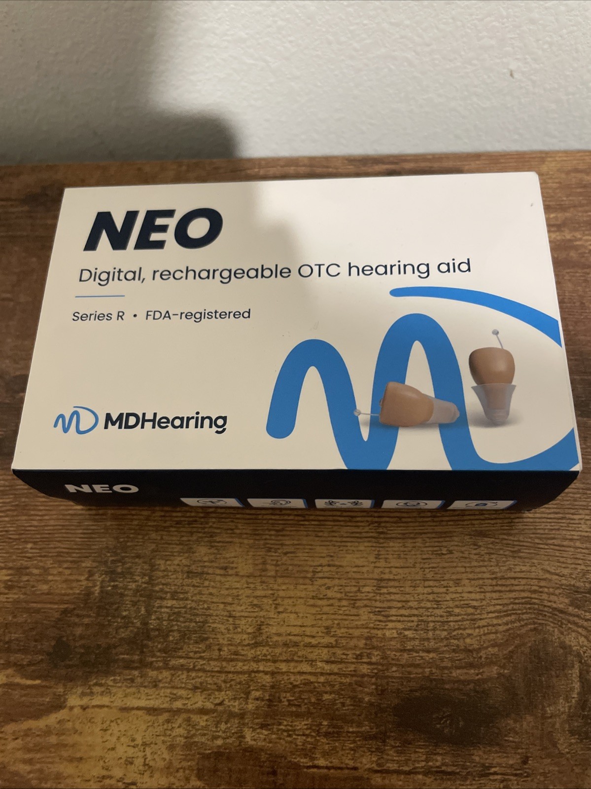 MD Hearing Aids NEO Digital Rechargeable Wireless OTC Hearing Aids – For Parts