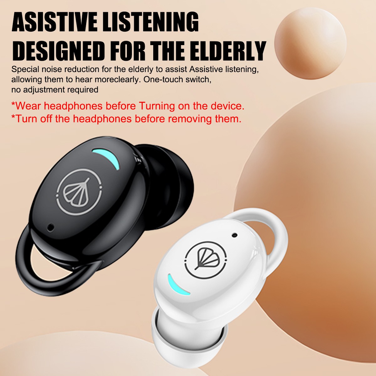 MiNi Hearing Aids Digital Small Invisible In Ear Sound Voice Amplifier Enhancer.