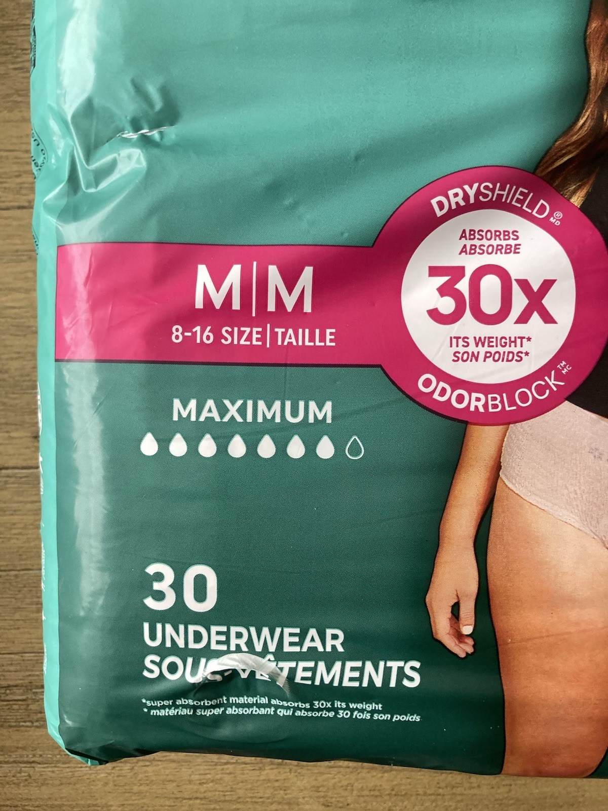 2 Medium Depend Fresh Protection Women’s Underwear 30 Each Depends Incontinence