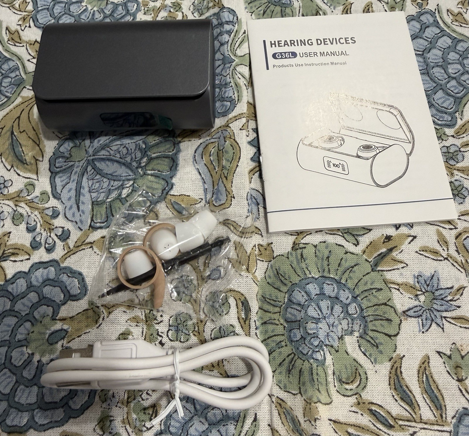 OTC Hearing Aids Seniors Adults Rechargeable 25 Hour Battery Life Clear Sound