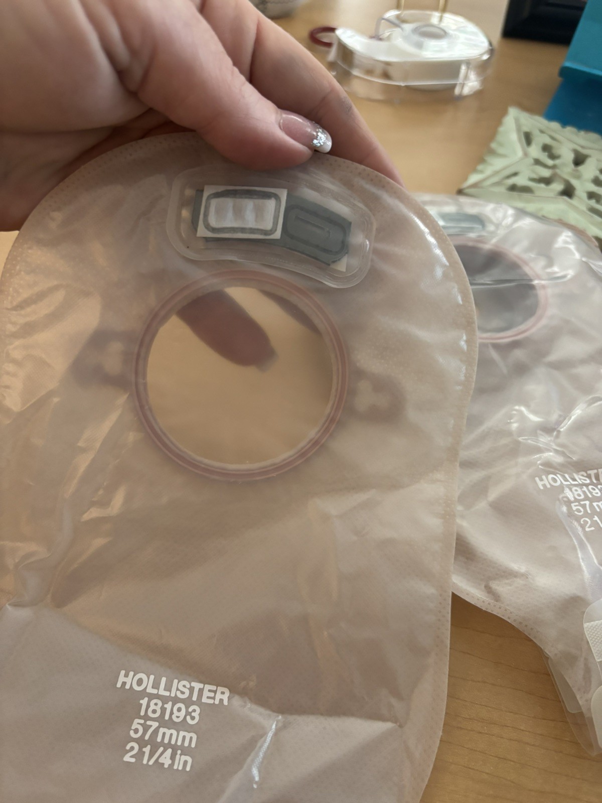 2 Ostomy Pouches & 1 Barrier – 18193 Hollister – New – NO BOX – Free Shipping
