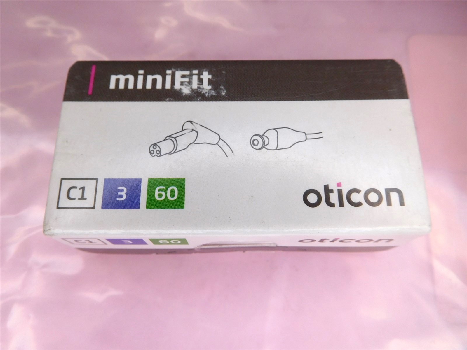 OTICON MINIFIT 60db Sz 3 Left Side C1 Detect 3L 60 124597 #1(071626)