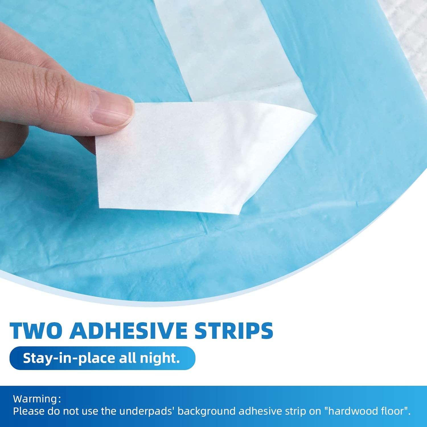 SOFYFINE Bed Pads with Adhesive Strip 30″X36″ Thicken Elderly Adults Incontinenc
