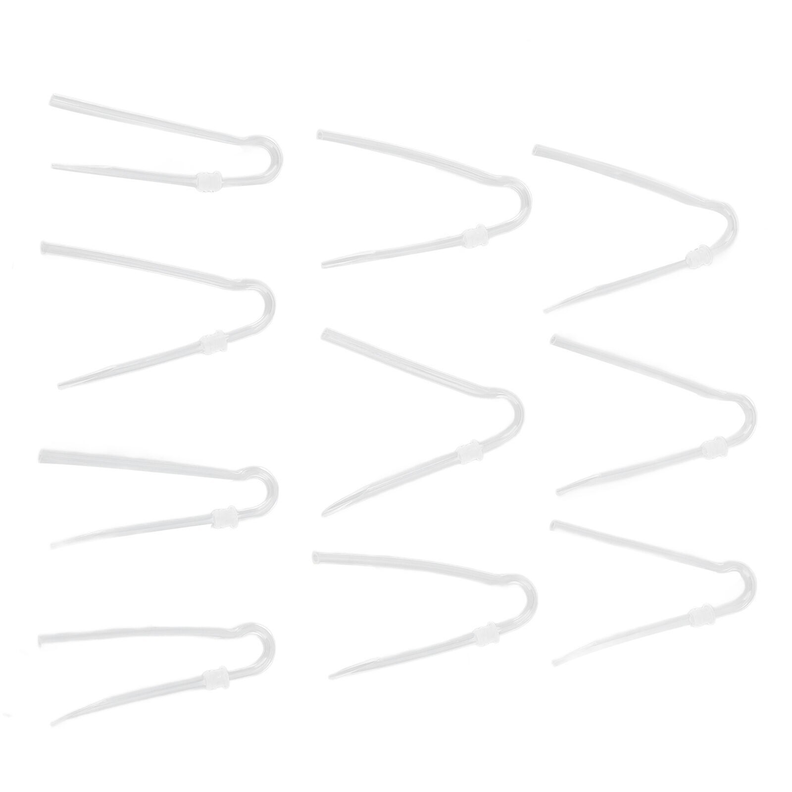 10pcs Sound Aid Tube R Type Prevent Earwax PVC Sound Amplifiers Earmold Tubing