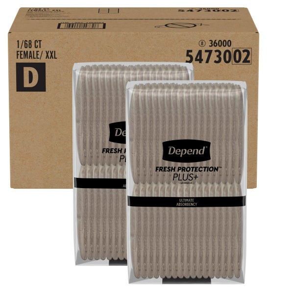 Depend Fresh Protection Plus Incontinence Underwear for Women Ultimate Absorbent