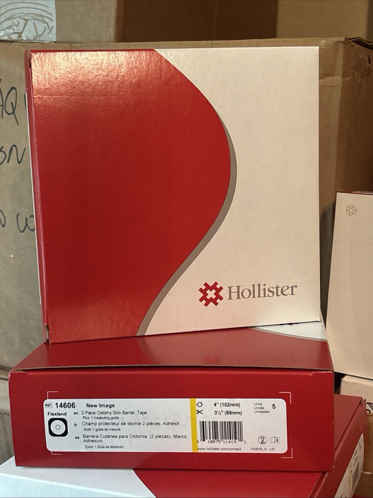 Hollister New Image Ostomy Skin Barrier (14606) 5Ct. For Pouch 18006