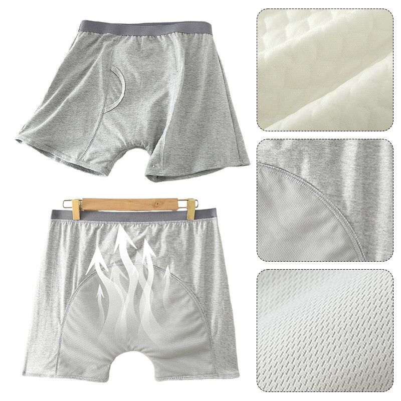 Men’s Leak-Proof Underwears Underpants Leakage Prevention for Elderly Patients