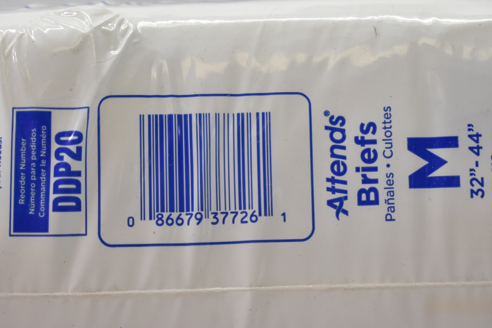 Lot of 4 Attends Care Advanced Briefs Heavy Absorbency Medium Size 32″ To 44″