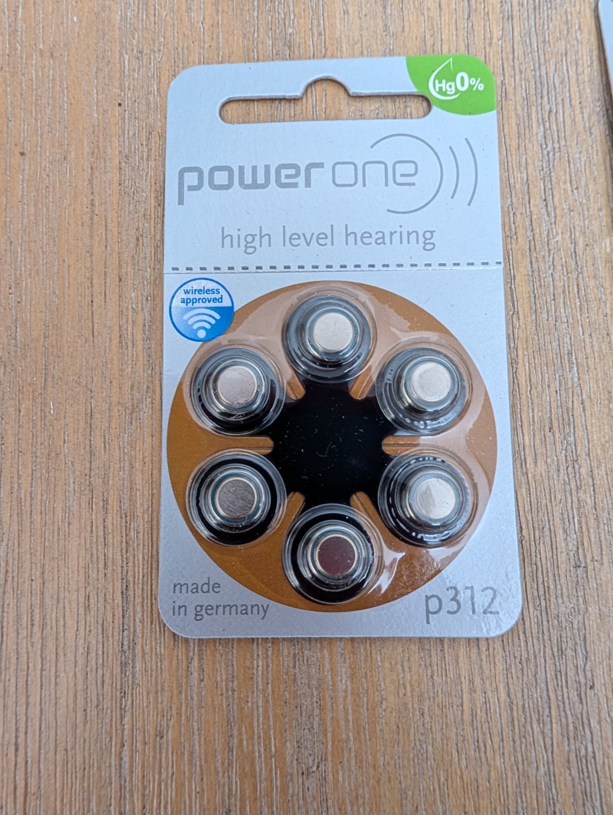 Power One Size P312/PR41 Hearing Aid Batteries Bundle of 18 Packs (90 Batteries)