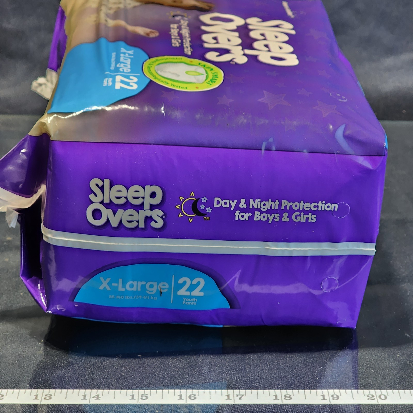 (4 Packages) Sleepovers by Cuties, Size: XL (85-140 lb) 4 bags of 22