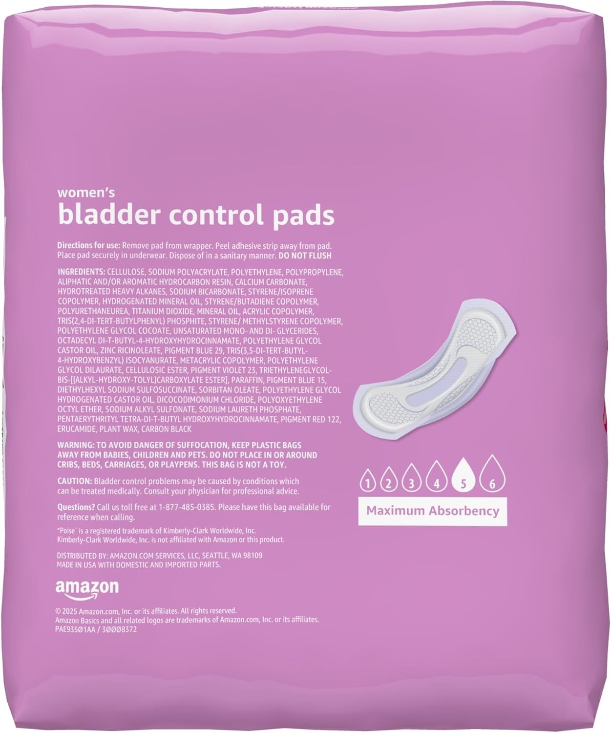 Rapid Absorption Women’s Pads – Maximum Comfort, 39 Count, for Postpartum Care
